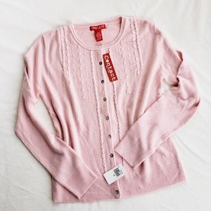NWT Contact New York%100 Acrylic Cardigan